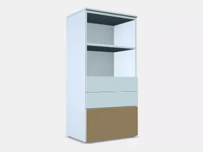 SMASTAD - PLATSA Bookcase 6 Low-poly 3D model