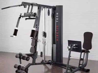 Gym equipment 01 am169 3D model