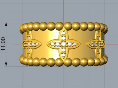 Women Single Ring  3D print model