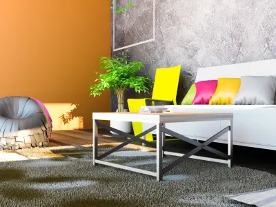 Interior Room Decoration Free 3D model