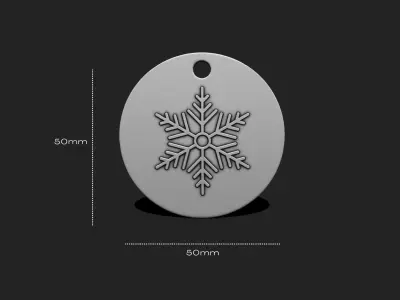 Christmas Ornament - Pendant -  Christmas Tree  - Decor - 11 3D print model