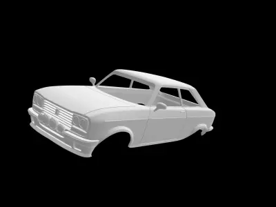 Peugeot 304 Coupe Rally 3D print model