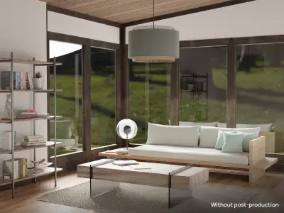 Woodlands view 3D model