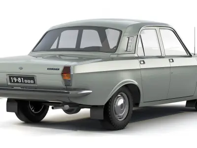 GAZ-24-10 Volga 1985 3D model