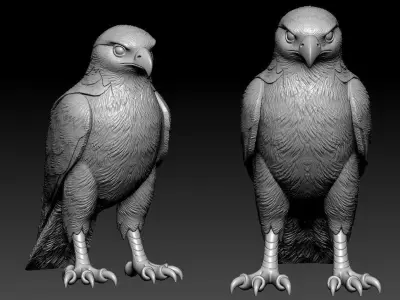 Eagle statue - Bird decor - 3D print 3D print model