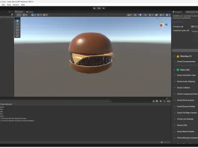 Cheeseburger 3D Model  Low-poly 3D model