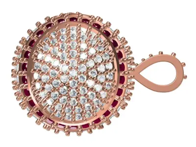 Baseball Pendant 3D print model