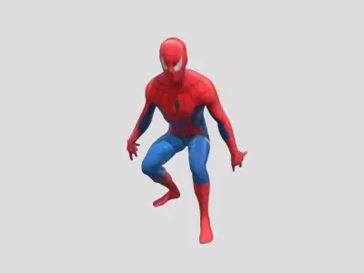 Spider Hero High Quality 3D Model  3D model
