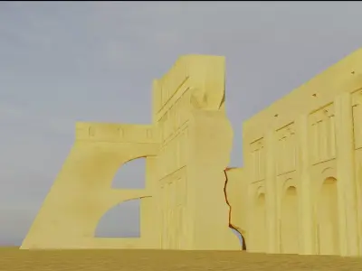 The Ruins of TaqE Kisra Iraq 3D model