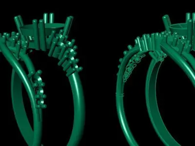 jewelry ring23 3D print model