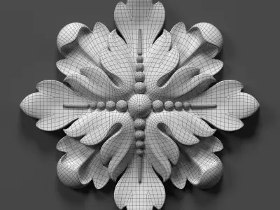 Decor decorative flower 3D model