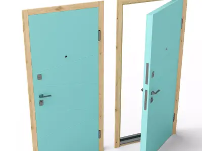 Meana Door 3D model
