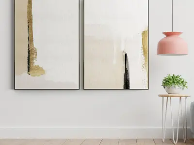 Photo Frame 133 Low-poly 3D model