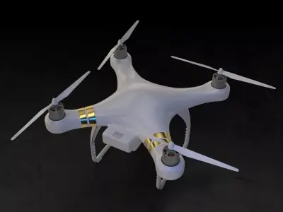 Drone DJI Phantom 3D model