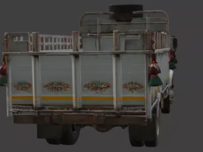 Cargo Truck 3D Model 3D model