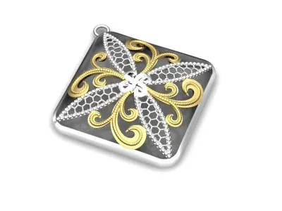 Luxury Pendant  3D print model purchase
