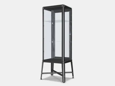 FABRIKOR Cabinets with glass doors Low-poly 3D model