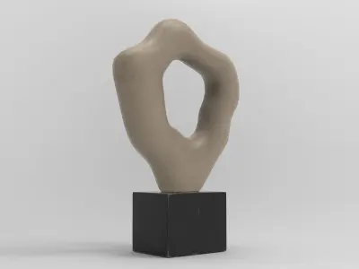 Pino Vase Low-poly 3D model