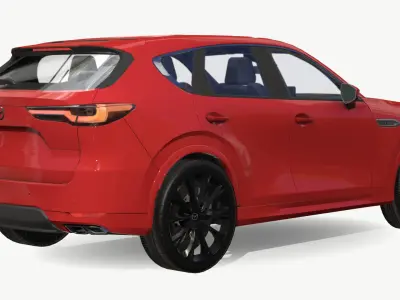 Mazda CX-60 2022 Low-poly 3D model