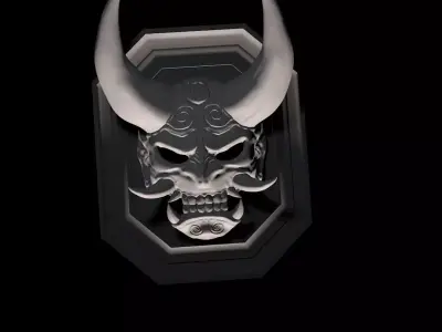 Oni mask 3D print model