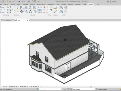 Swedish House 3D model