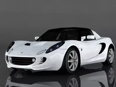 Lotus Elise 111S Low-poly 3D model