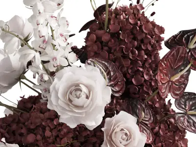 Flower In Vase 120 3D model