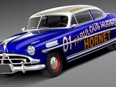 Hudson Hornet 1951-1954 3D model