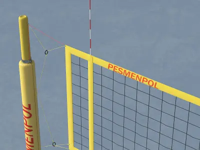 Volleyball net  3D model