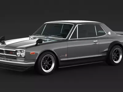 Nissan Skyline GT-R 3D model