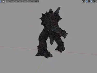 Melted Sentinel Prime transformers debree apocalyptic textured Low-poly 3D model