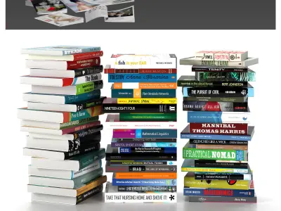 Books vol 3 3D model