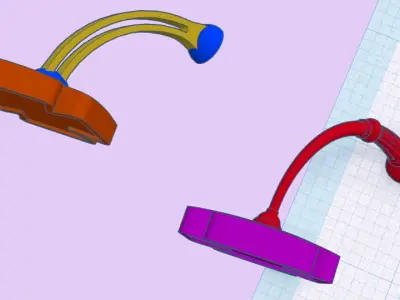 Iron Cross mirrors 3D print model