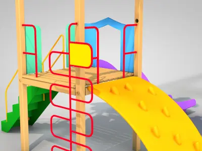 Playground Tree 3D model