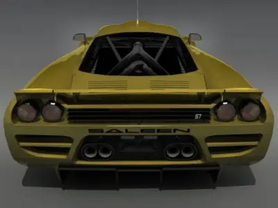 Saleen S7 Low-poly 3D model