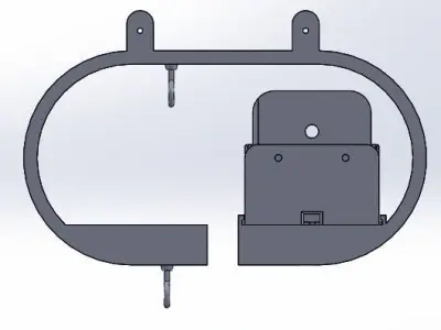 APPLE HOLDER WALLMOUNT 3D print model