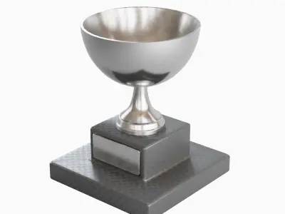 Trophy Cup 02 Low-poly 3D model