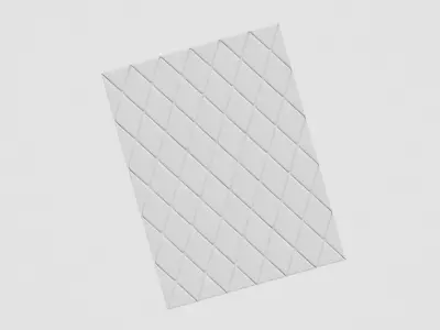 Tiles Low-poly 3D model