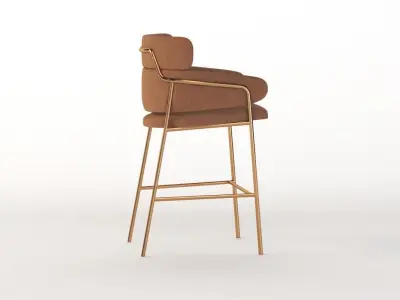 Clerkenwell Grind Bar Stool 3D model