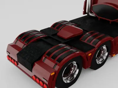 Volvo VT5 Vlastuin Truck 3D model