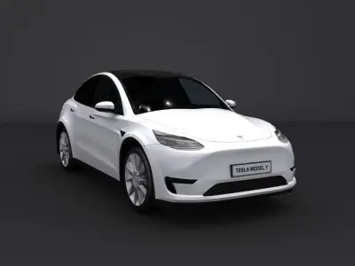 Tesla model Y 2020 3D model by SalinasAkter