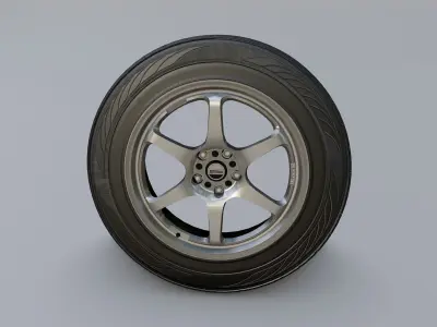 Wheel - 5Zigen GN 3D model