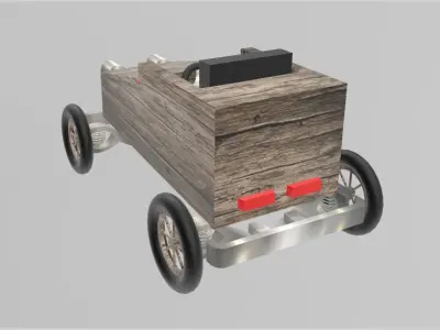 Soapbox Racing Car 1 3D model