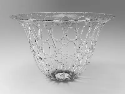 Decorative lampshade for home interior 3D print model