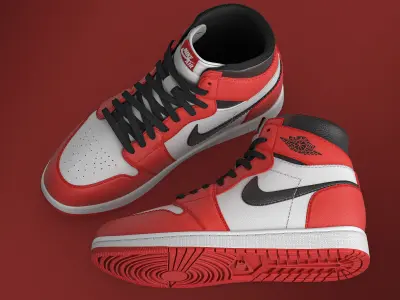 Nike Jordan 3D model