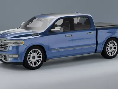 RAM 1500 Ramcharger 2025  3D model