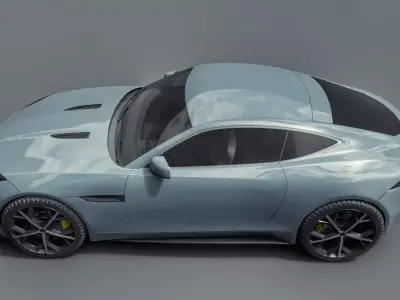 Sport car jaguar f type 3D model