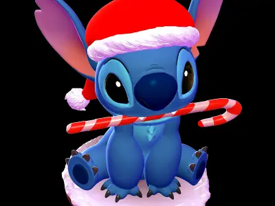 Stitch Christmas - Lilo and Stitch 3D print model