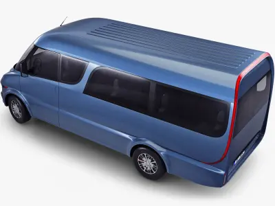 Generic Passenger Van v 1 3D model