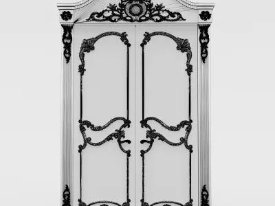 Classic Door  3D model purchase